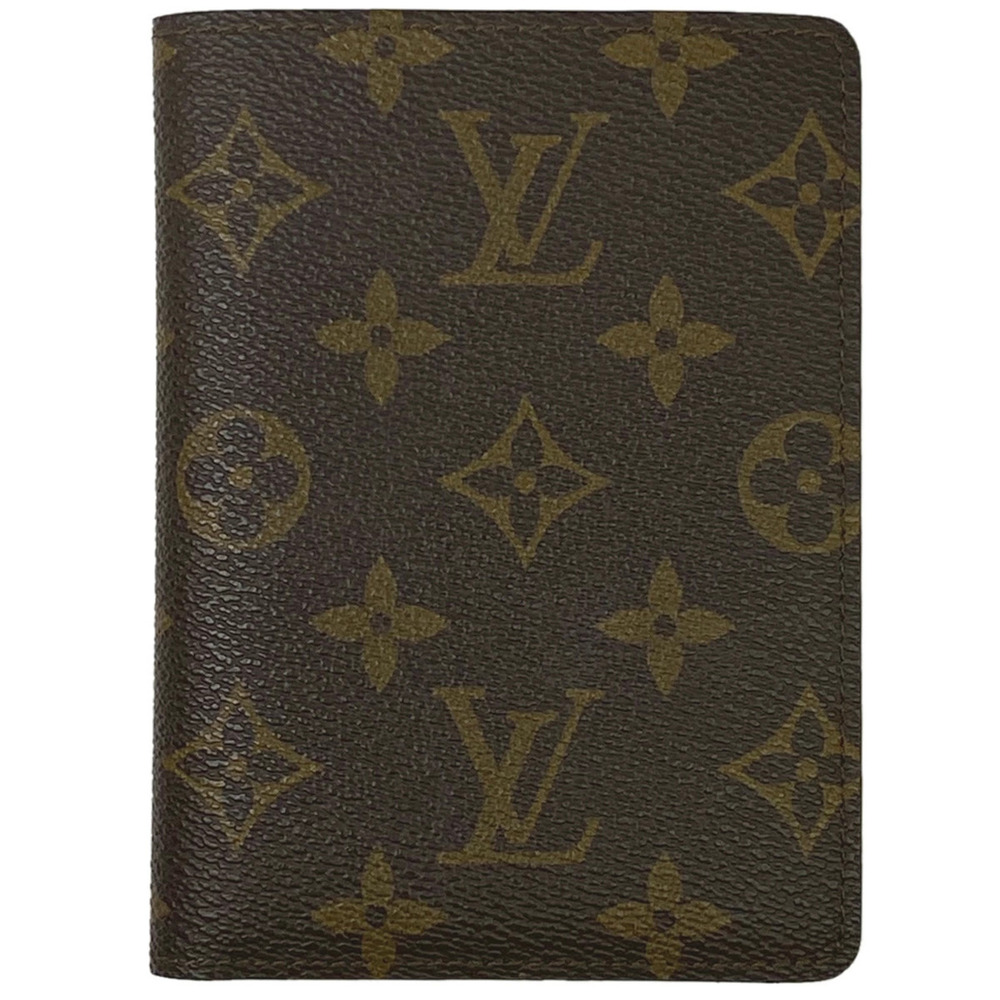 Louis Vuitton Portefeuille Identity Case Bi fold Wallet Monogram Brown